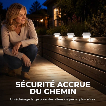 🛒✨ Lampes solaires murales pour gouttières – LED, étanches, pour l'extérieur | Idéales pour éclairer les gouttières, les murs, les jardins et les clôtures. Commandez dès maintenant !