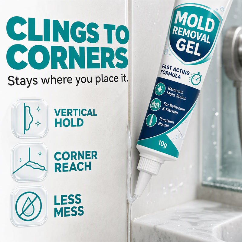 🧽 Gel nettoyant anti-moisissures | Joints et calfeutrage