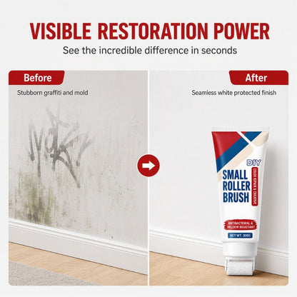 🔥PROMO 50% ! Pâte de réparation murale imperméable 🧱 Avec rouleau intégré, réparation facile sans outils supplémentaires ✨🖌️