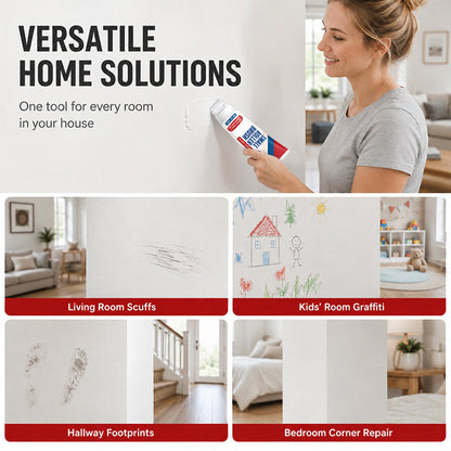 🔥PROMO 50% ! Pâte de réparation murale imperméable 🧱 Avec rouleau intégré, réparation facile sans outils supplémentaires ✨🖌️