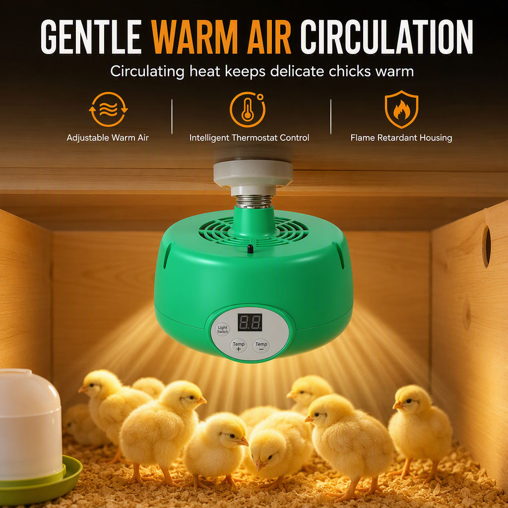 🔥50% DE RÉDUCTION !🐣 Chauffage intelligent couveuse, régulation précise de température, stable et sécurisé pour œufs ✨