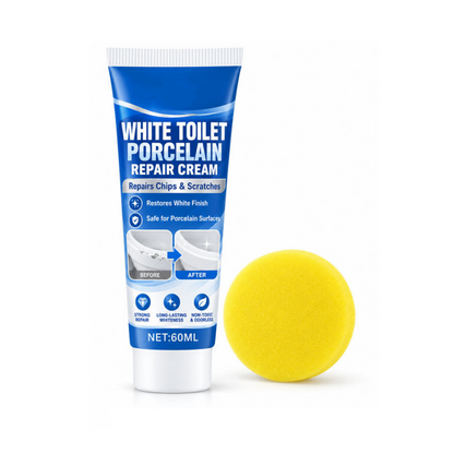 🚽 Crème de réparation pour porcelaine | Blanc 60 ml