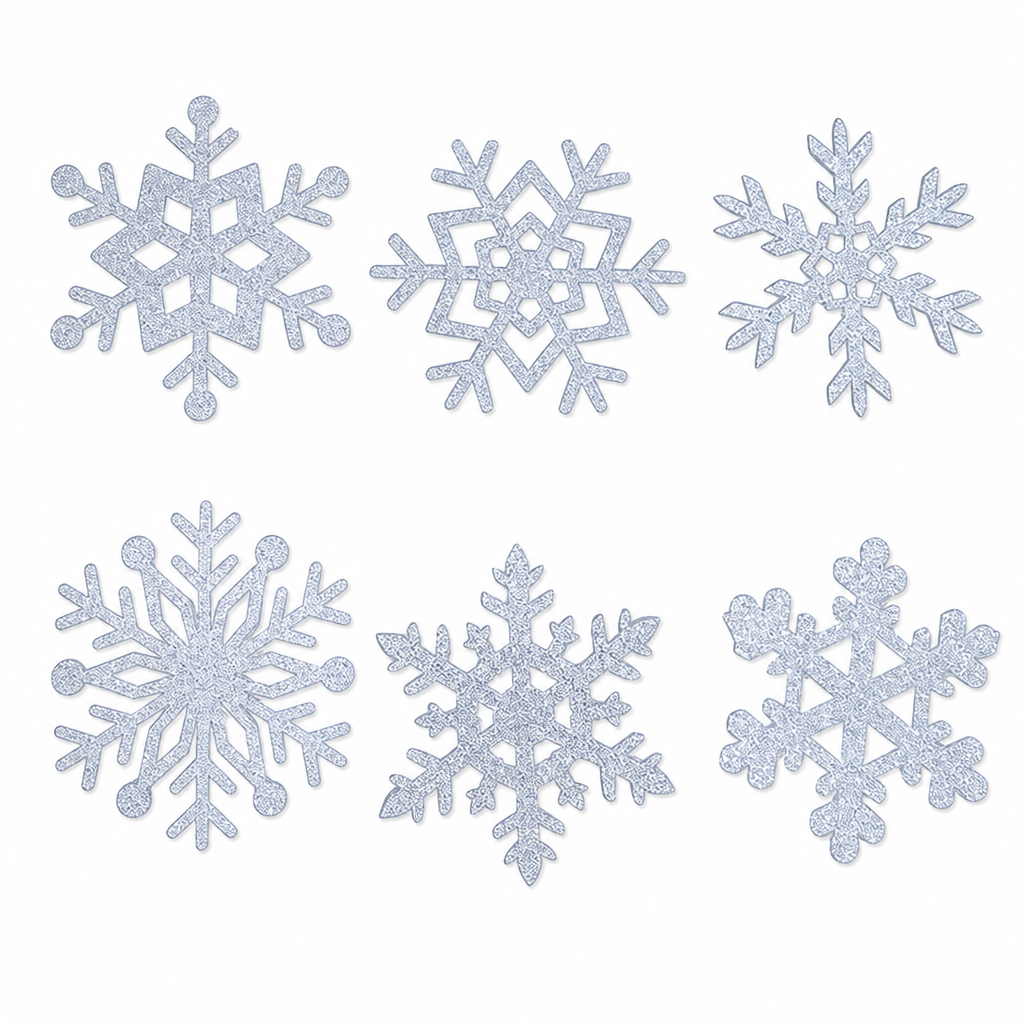 ❄️🎄50% DE RÉDUCTION ! Stickers muraux veilleuse flocon de neige lumineux, déco murale magique, brillent dans l’obscurité ✨🏠