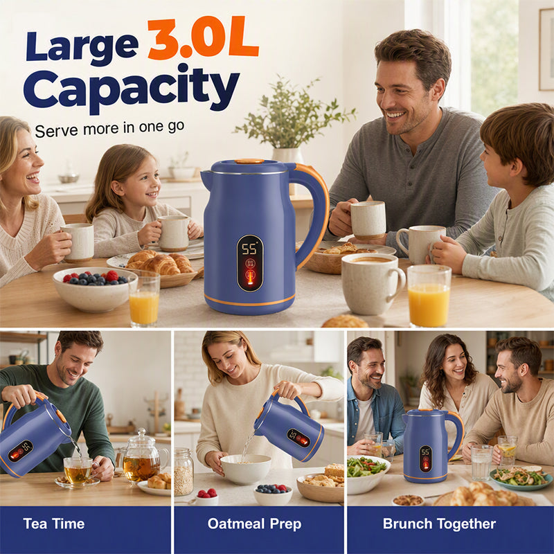 ☕️ 50 % DE RÉDUCTION EN CE MOMENT ! ♨️Bouilloire électrique avec contrôle intelligent de la température, maintient la température souhaitée💧