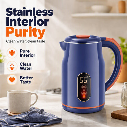 ☕️ 50 % DE RÉDUCTION EN CE MOMENT ! ♨️Bouilloire électrique avec contrôle intelligent de la température, maintient la température souhaitée💧