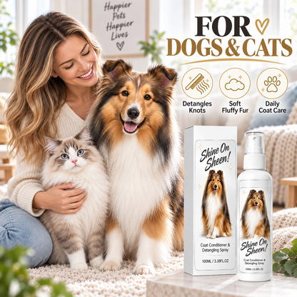 🐾✨ Spray démêlant et revitalisant pour le pelage des animaux de compagnie – Idéal pour les chiens et les chats, sans rinçage et facile à utiliser 🧴