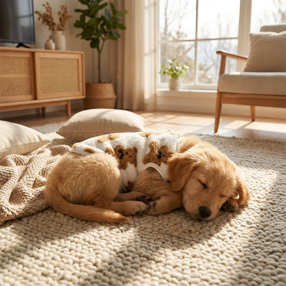 🐾 PROMO FLASH : 50% DE RÉDUCTION ! Gilet pour Animal – Doublure Peluche Ultra-Douce & Design Sans Manches, Motif Ourson Adorable for une Chaleur Confortable Toute la Journée ✨