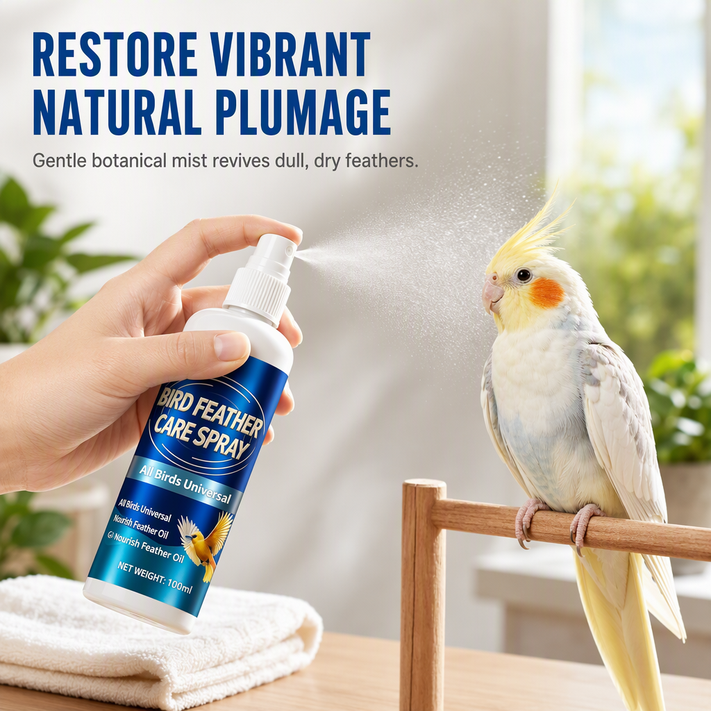 🐦 Spray de soin et désodorisant pour le plumage – Rafraîchit le plumage et atténue les odeurs désagréables✨