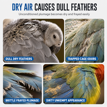 🐦 Spray de soin et désodorisant pour le plumage – Rafraîchit le plumage et atténue les odeurs désagréables✨