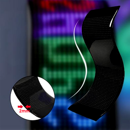 📱 50% DE RÉDUCTION! 💡 Panneau LED Flexible Multiusage – Texte Défilant Programmable, Animations Personnalisables & Contrôle Via Application 📲