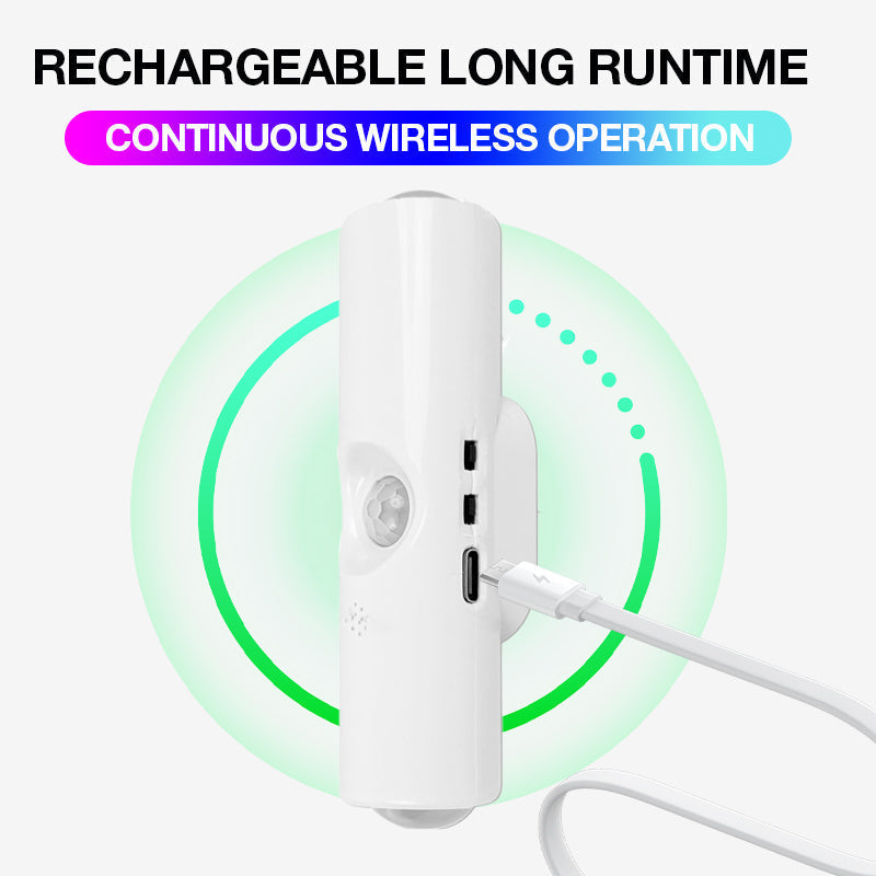 💡50 % DE RÉDUCTION MAINTENANT ! Lampe d'ambiance RGB à détecteur de mouvement magnétique intelligent – Applique murale LED double face, veilleuse sans fil rechargeable pour couloir, chambre, placard et décoration