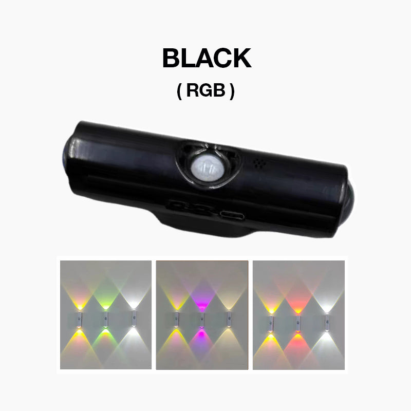💡50 % DE RÉDUCTION MAINTENANT ! Lampe d'ambiance RGB à détecteur de mouvement magnétique intelligent – Applique murale LED double face, veilleuse sans fil rechargeable pour couloir, chambre, placard et décoration