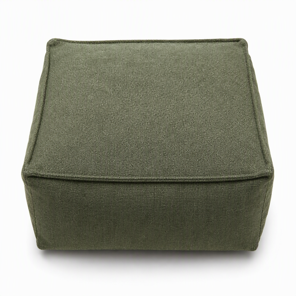 ⏳Offre spéciale à durée limitée⏰Housse pour repose-pieds de rangement : Remplissage avec vêtements, support de 100 kg, large fermeture éclair, lavable, 45x45x23cm