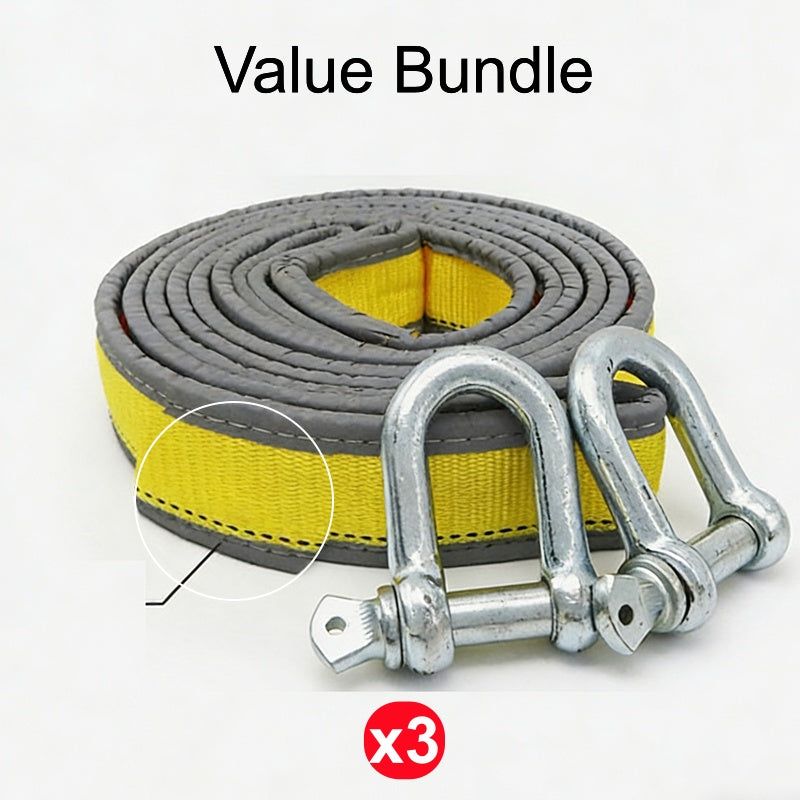🏆 Offre spéciale du dernier jour :16.99€ ! 🔥 2 achetés 1 offerts 🎁Corde de remorquage de 8 tonnes avec crochets en U