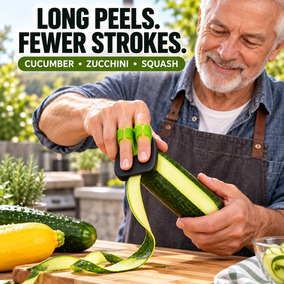 🔥-50% DE RÉDUCTION✨Éplucheur ergonomique 2 doigts🥬Pour fruits légumes, coupe sans effort, prise confortable