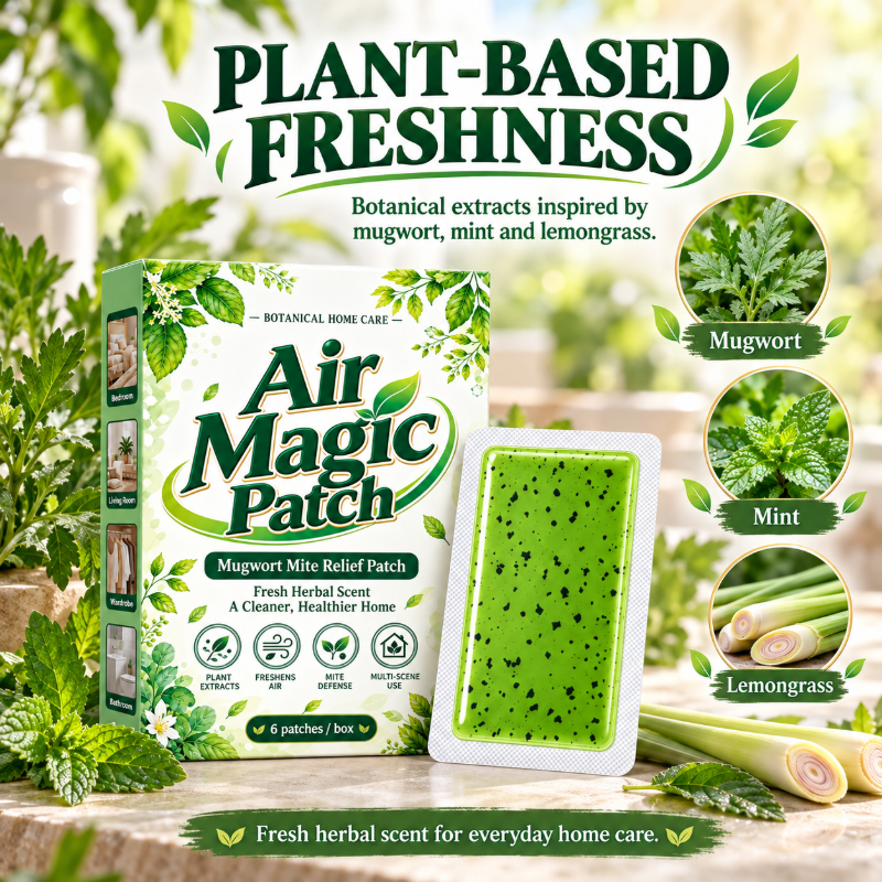 Long-lasting patch for relieving symptoms caused by mugwort mites – 1 package (6 patches)