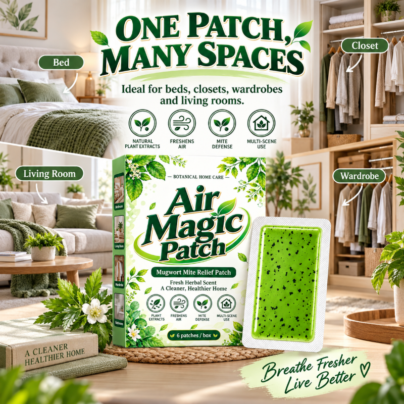 Long-lasting patch for relieving symptoms caused by mugwort mites – 1 package (6 patches)