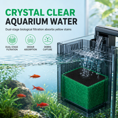 Cube de filtre au charbon actif pour la purification de l'eau d'aquarium