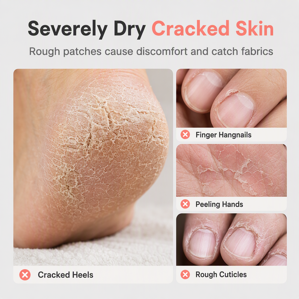 Baume hydratant en stick à la vaseline pour mains et pieds secs