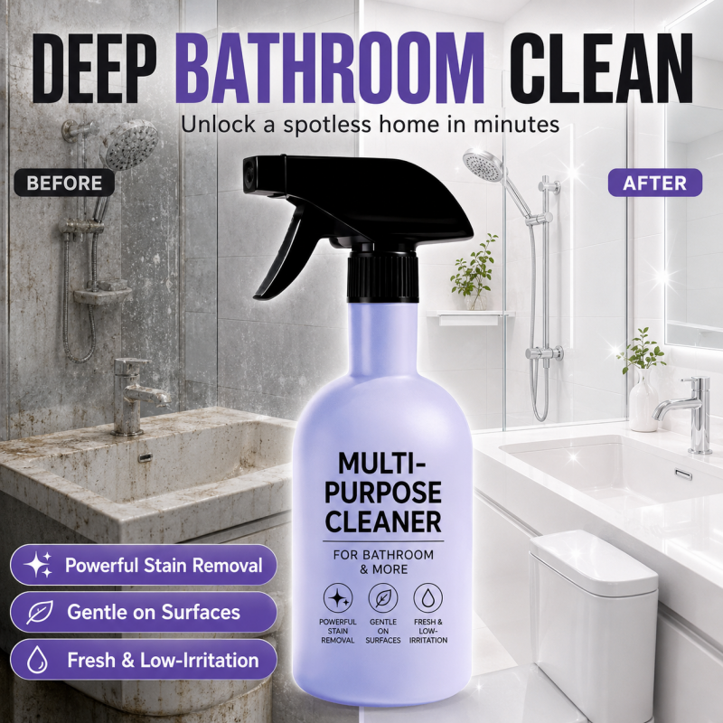 Nettoyant ménager multifonction en spray au bicarbonate de soude