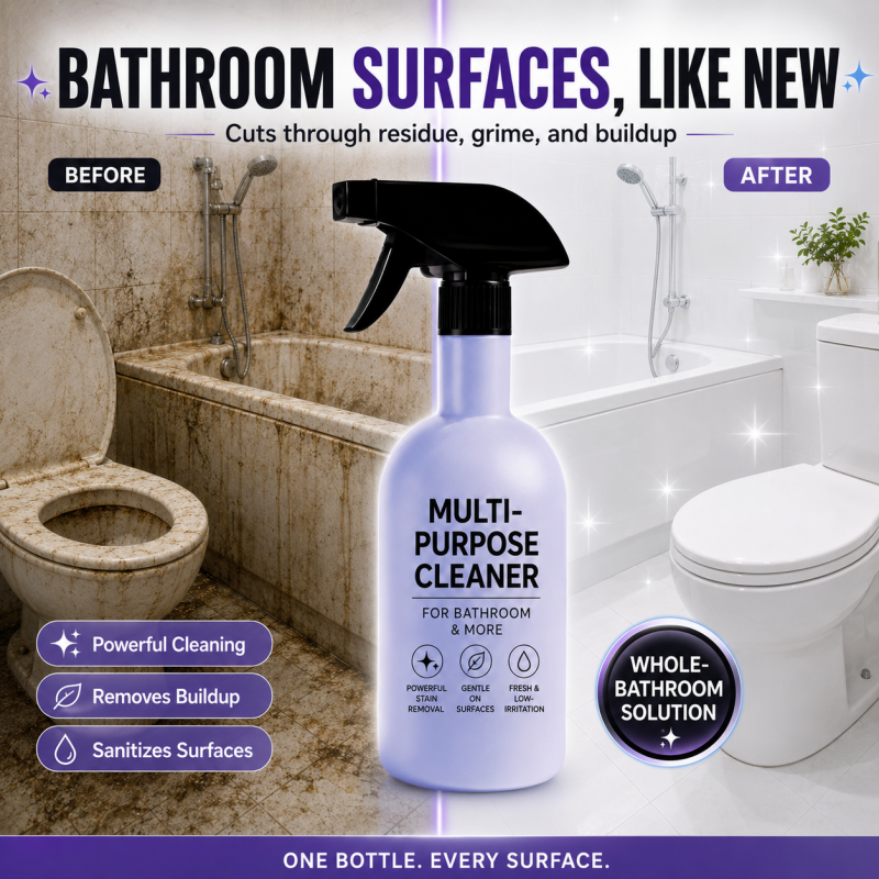 Nettoyant ménager multifonction en spray au bicarbonate de soude
