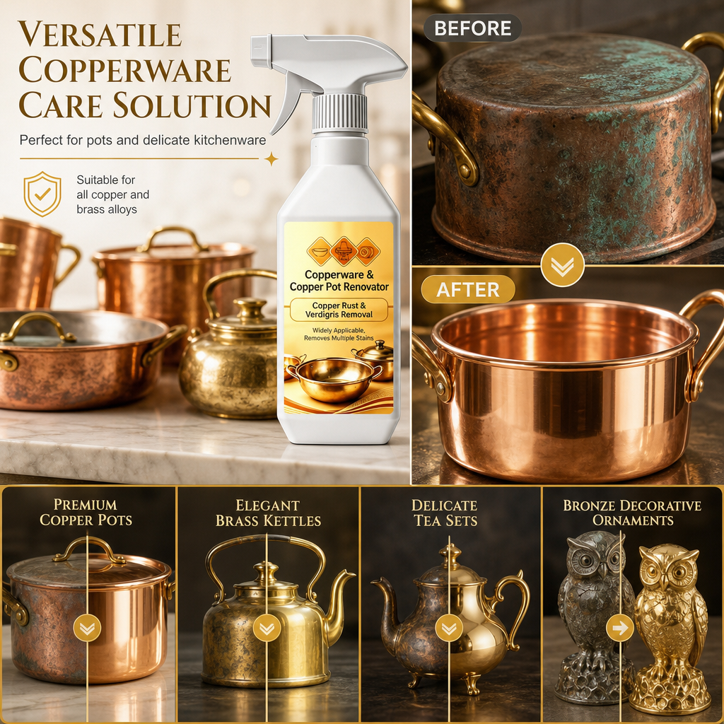 Nettoyant rénovateur pour cuivre et casseroles en cuivre
