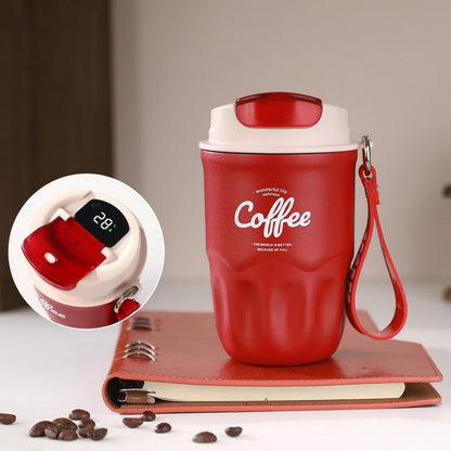 ☕🔥-50% ! Tasse thermique intelligente portable, affichage température, isotherme pour bureau et voyage✨