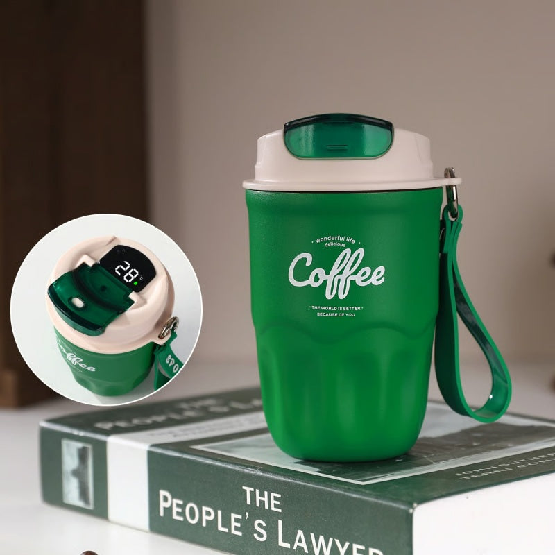 ☕🔥-50% ! Tasse thermique intelligente portable, affichage température, isotherme pour bureau et voyage✨