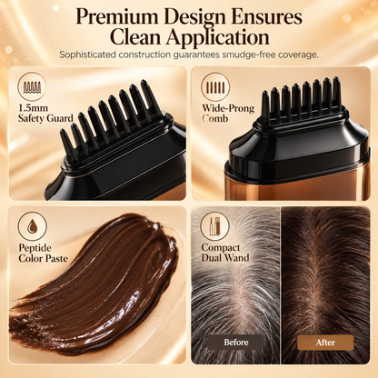 Stick de retouche temporaire pour couvrir les cheveux gris
