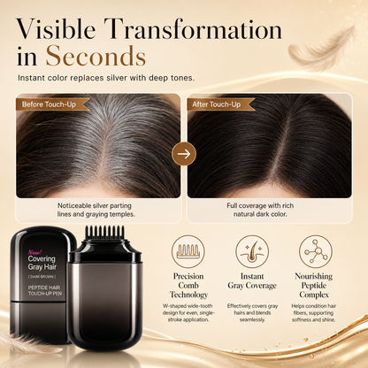 Stick de retouche temporaire pour couvrir les cheveux gris