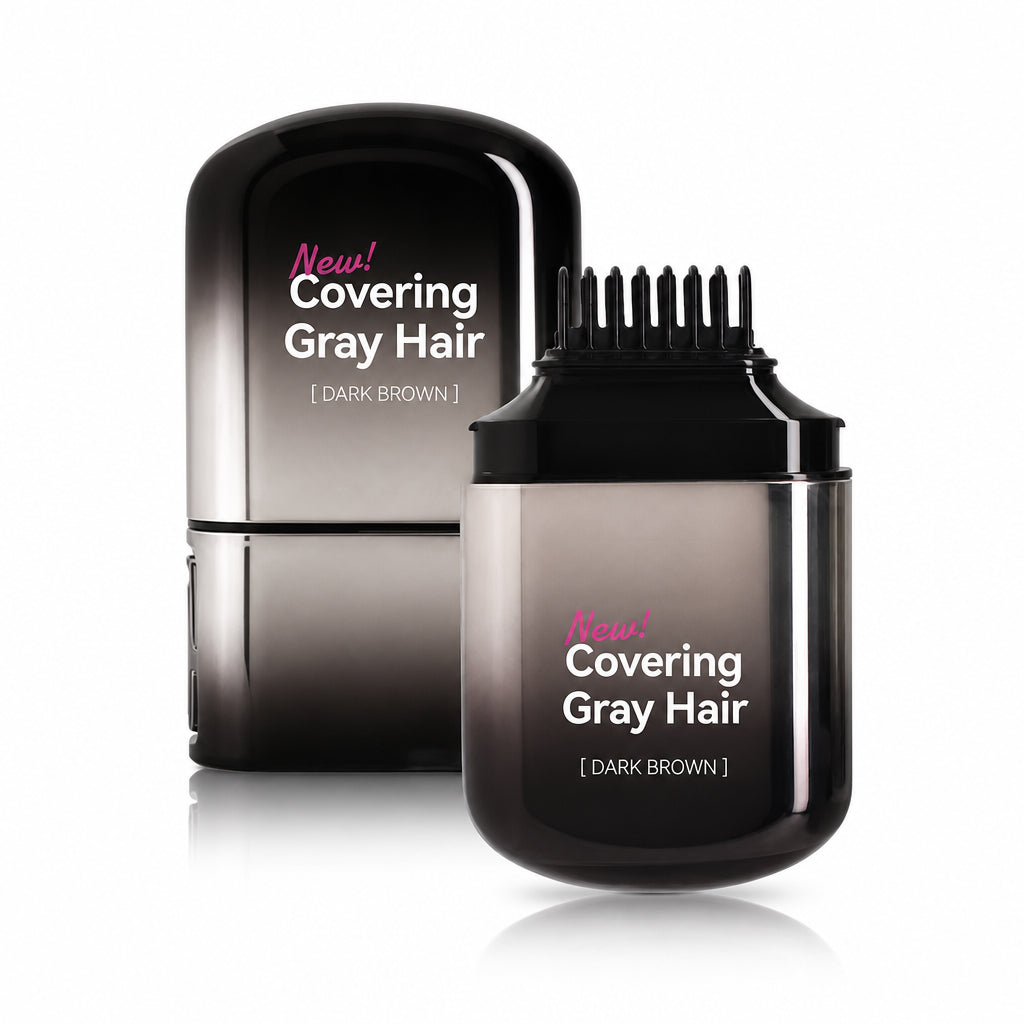 Stick de retouche temporaire pour couvrir les cheveux gris