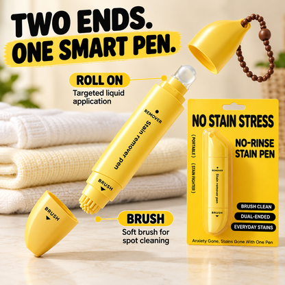 Stylo détachant portable à double tête