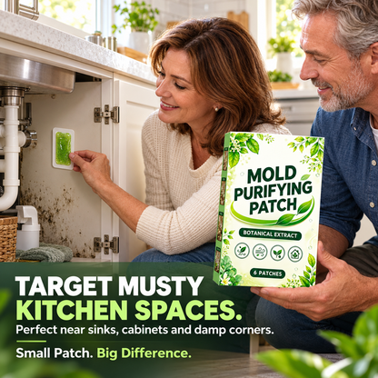 6 patchs anti-moisissure pour murs domestiques, cuisine et salle de bain – lingettes purifiantes contre le mildiou