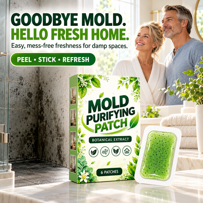 6 patchs anti-moisissure pour murs domestiques, cuisine et salle de bain – lingettes purifiantes contre le mildiou