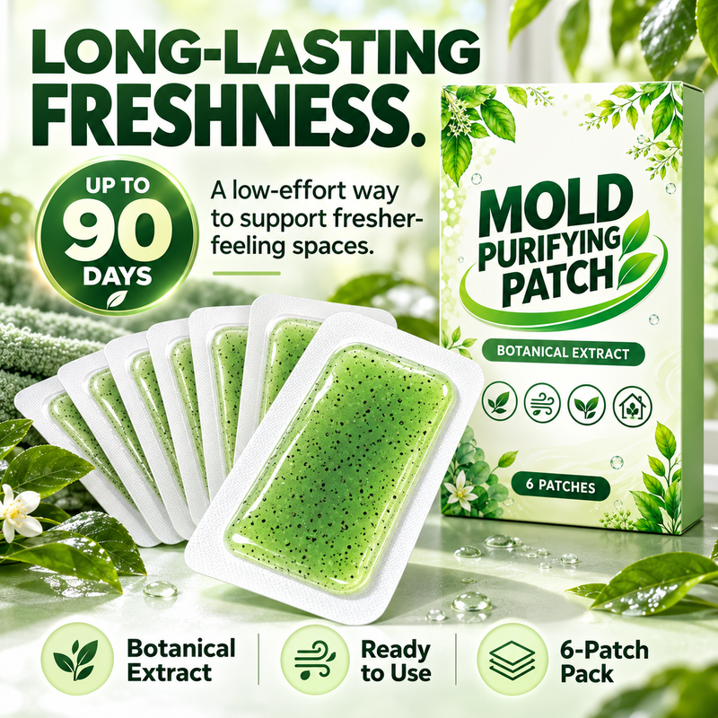 6 patchs anti-moisissure pour murs domestiques, cuisine et salle de bain – lingettes purifiantes contre le mildiou
