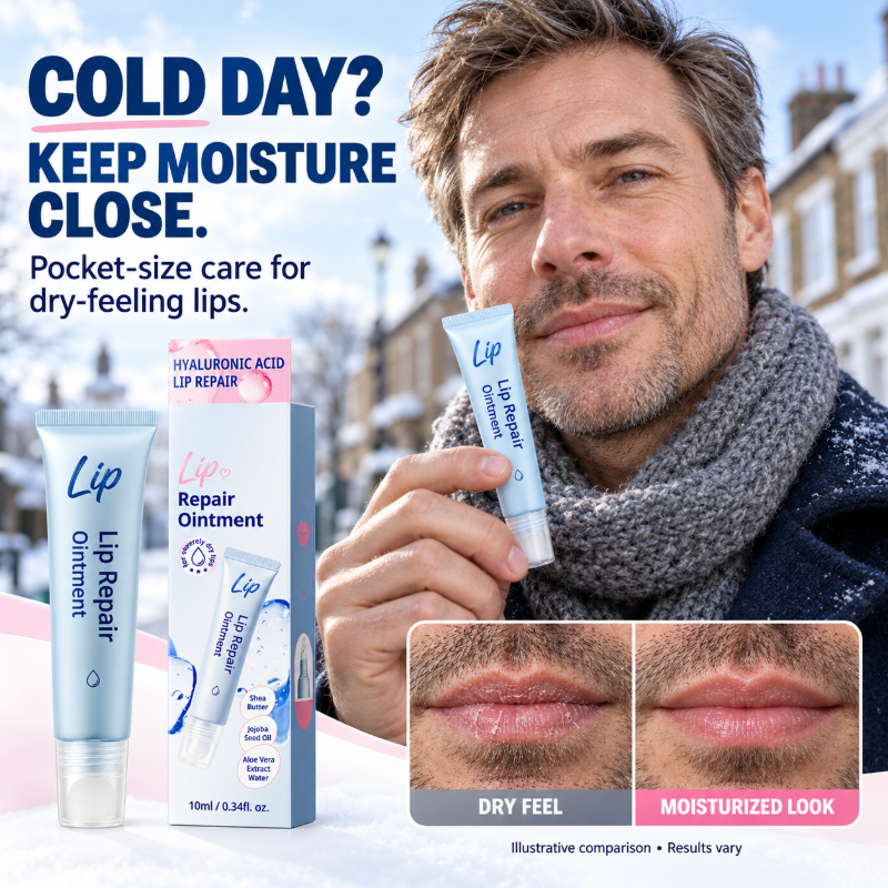 Gel réparateur hydratant pour lèvres sèches et gercées