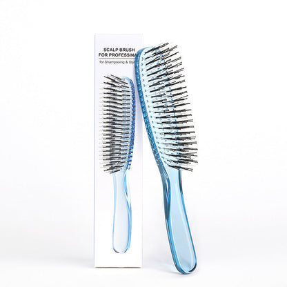 ✨ Brosse démêlante et massante – Démêle instantanément les nœuds en douceur, sur cheveux secs ou mouillés 💆‍♀️