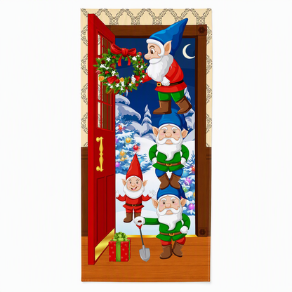 Décoration de porte pour Noël