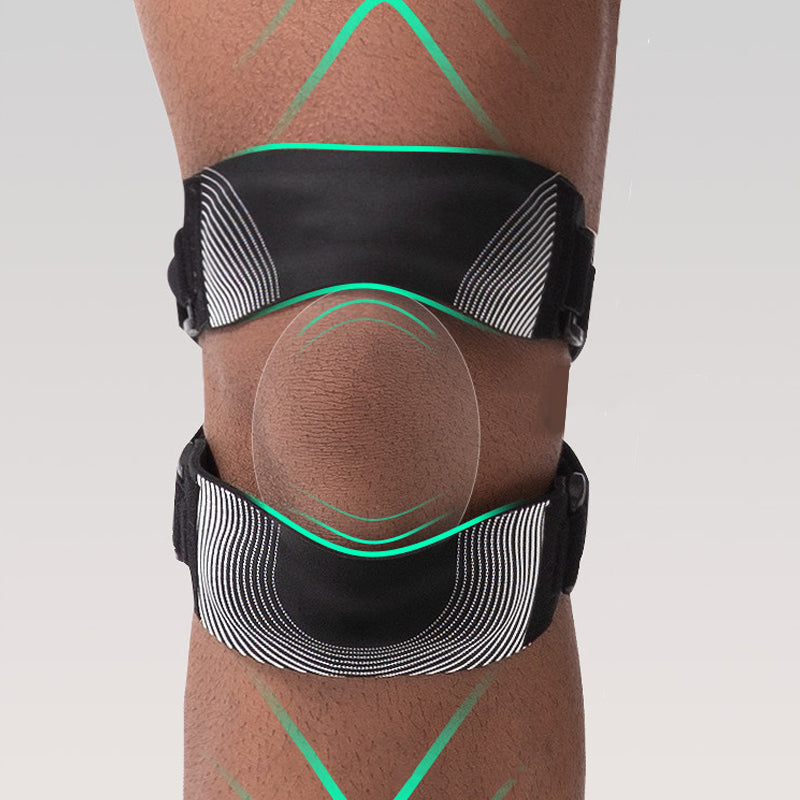 🎉 Promo –50% ! 🦵 Genouillère Réglable à Double Sangle – Maintien & Confort ✨