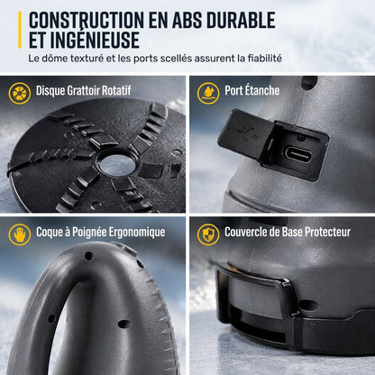 Raclette à neige et outil de dégivrage pour pare-brise de voiture électrique, pour enlever la neige en hiver