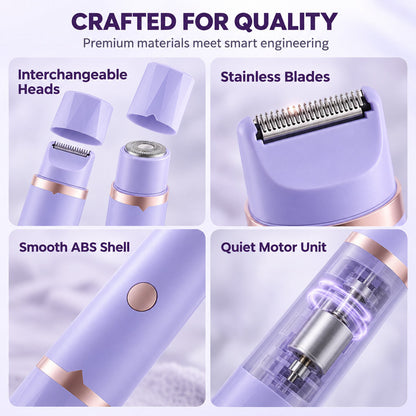 🥳 VENTE FLASH 2026 🥳 💞 50 000+ VENDUS ! ✨🪒 –50 % ! Épilateur électrique portable – tondeuse corporelle et maillot à double tête, maille douce et protections pour zones sensibles. Un épilage lisse et sans douleur, partout ! 🛡️💚