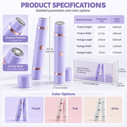 🥳 VENTE FLASH 2026 🥳 💞 50 000+ VENDUS ! ✨🪒 –50 % ! Épilateur électrique portable – tondeuse corporelle et maillot à double tête, maille douce et protections pour zones sensibles. Un épilage lisse et sans douleur, partout ! 🛡️💚
