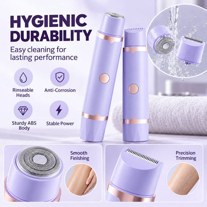 🥳 VENTE FLASH 2026 🥳 💞 50 000+ VENDUS ! ✨🪒 –50 % ! Épilateur électrique portable – tondeuse corporelle et maillot à double tête, maille douce et protections pour zones sensibles. Un épilage lisse et sans douleur, partout ! 🛡️💚