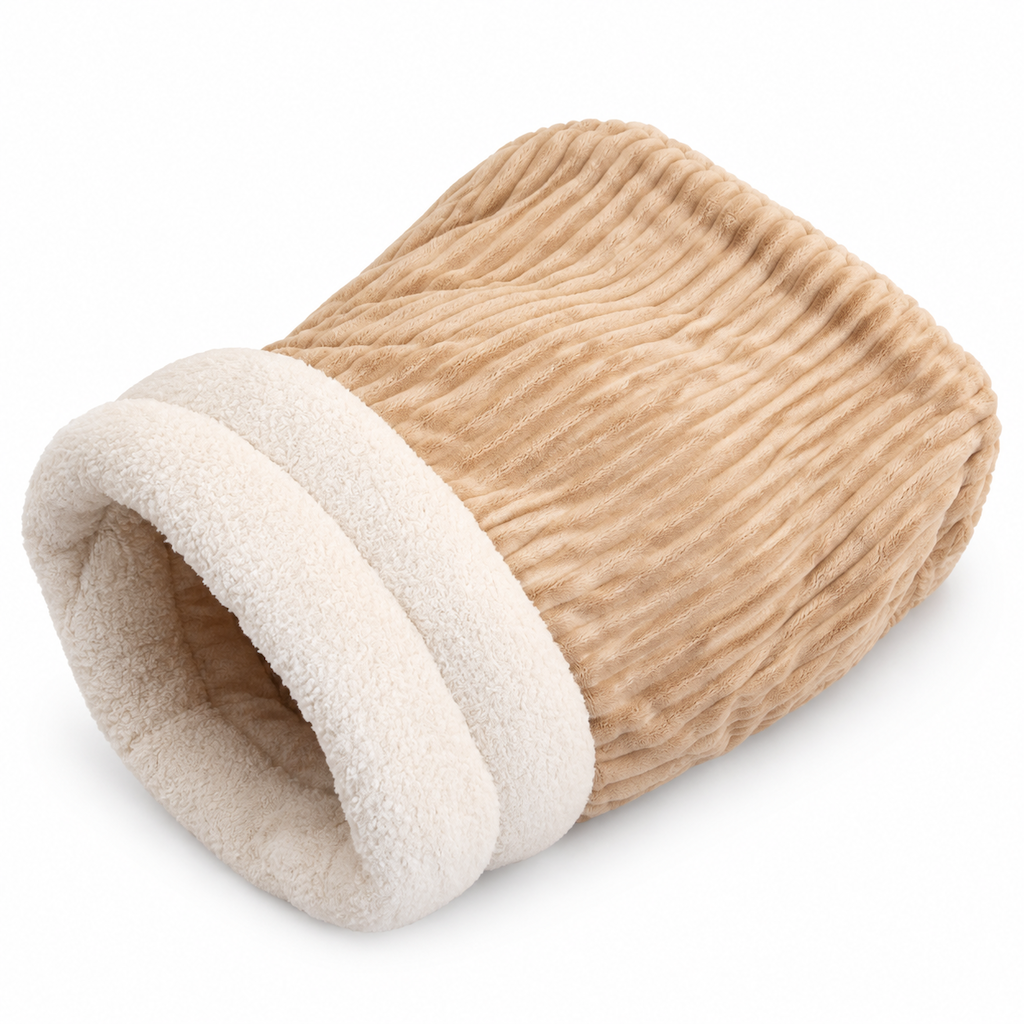 🔥⏰50% DE RÉDUCTION 🐱 Nid chat fermé épais chaud, peluche douce, parfait pour l’automne et l’hiver ❄️