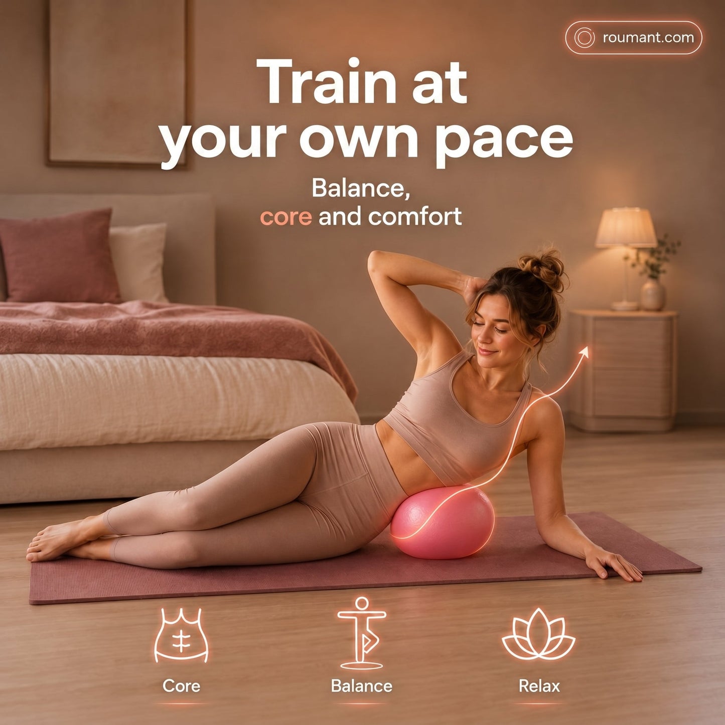 🤸‍♀️ 50% de réduction ! ⚽ Ballon Pilates 9 Pouces – Anti-Éclatement, Pompe Incluse & Idéal pour Fitness 📦💪