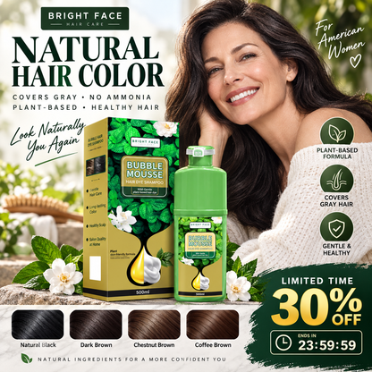 50% de Réduction – Coloration Capillaire Mousse à Base de Plantes