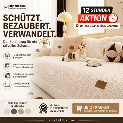 🛋️ 50 % DE RÉDUCTION ! 🧼 Housse de canapé épaisse, antidérapante et lavable – résistante, facile d'entretien et idéale pour les foyers avec animaux et enfants 🐾
