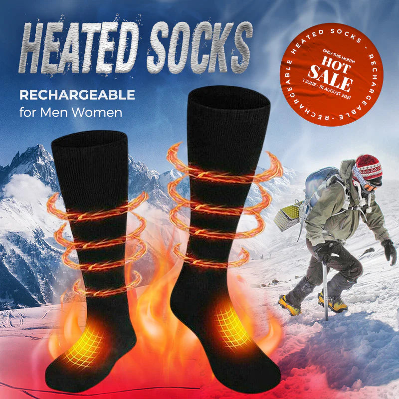 Chaussettes chauffantes rechargeables