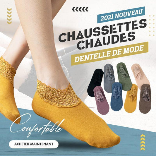 2022 Nouveautés Chaussettes chaudes en dentelle