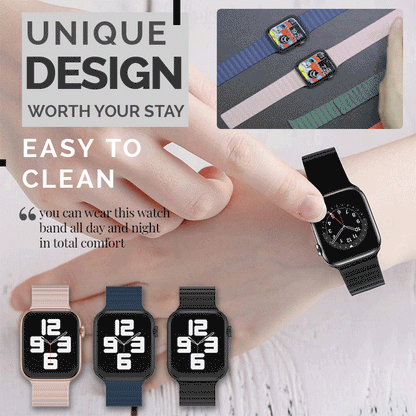 Bracelet magnétique en silicone pour Apple Watch